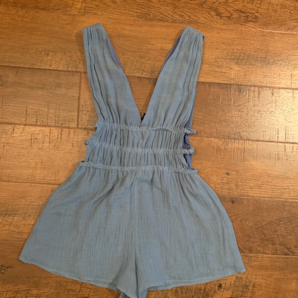 Blue romper